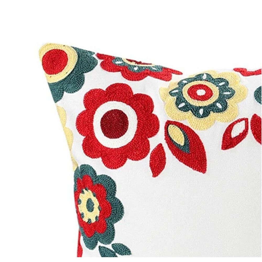 Flower Frame Pattern Pillow Cover - Picture 2 of 4